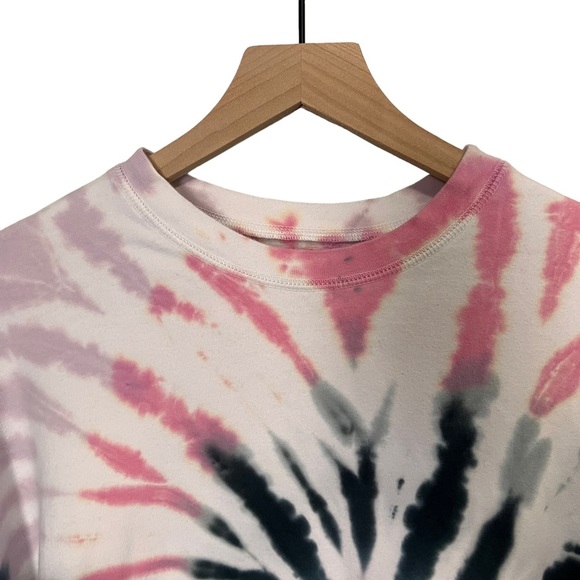Electric & Rose Tie-Dye Epic Neil Hi-Low Sweatshirt, Small - Picture 2 of 11